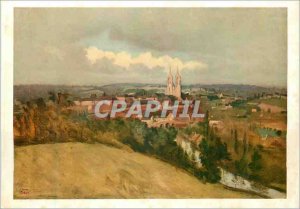 Postcard Modern Museum of Louvre Paris Corot J B Vue Generale Saint Lo