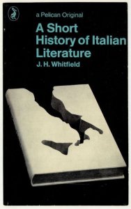 A Short History Of Italian Literature JH Whitfield 1960 Book Postcard