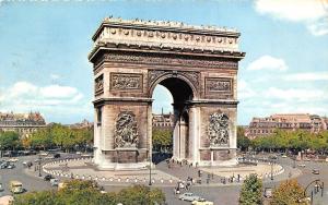 BR25009 La Place et l arc de triomphe Paris France