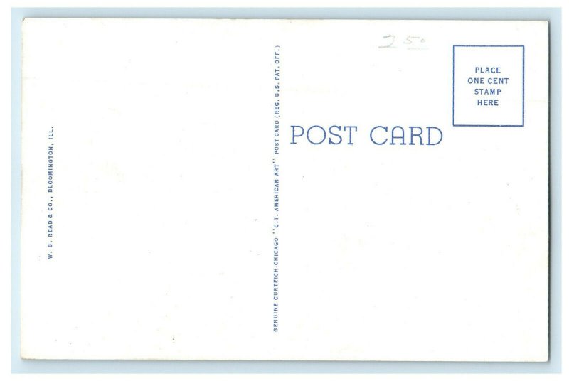 c1920 New Science Building Illinois State Normal University Illinois IL Postcard