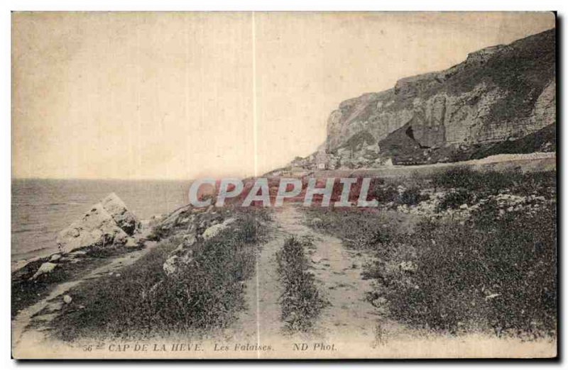 Old Postcard Cape De La Heve The Cliff