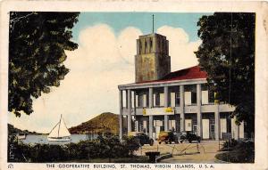 D68/ Foreign Postcard St Thomas U.S. Virgin Islands Cooperative Building 1949