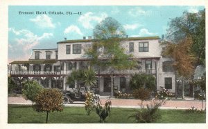 Vintage Postcard Tremont Hotel Historical Landmark Orlando Florida E.C. Kropp Co