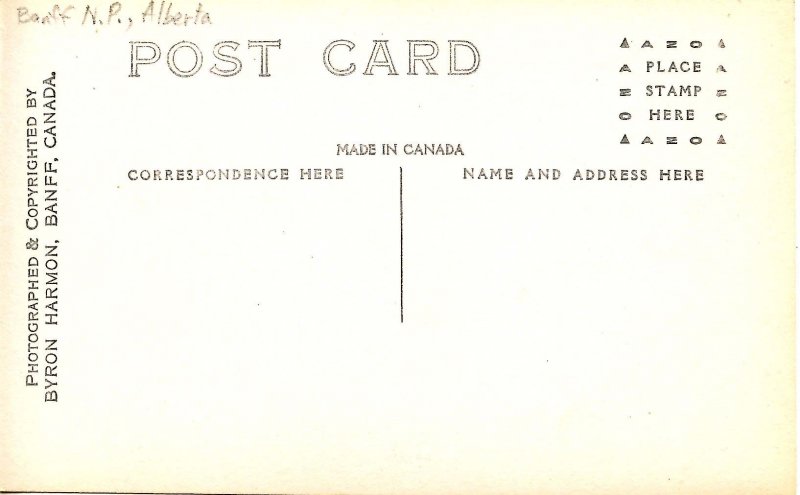 Canada - Alberta, Banff. Lake Agnes.   *RPPC