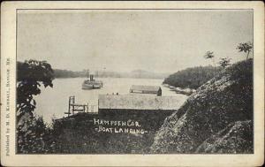 Hampden Corner ME Steamboat Landing c1910 Postcard