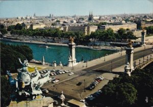 France Paris Panorama Au Pont Alexandre III