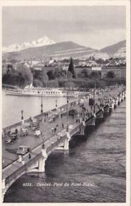 Switzerland Geneve Pont du Mont-Blanc 1949 Photo