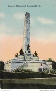 Illinois Springfield Lincoln Monument 1913
