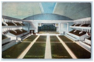 1915 Interior Of Auditorium Milwaukee Wisconsin WI Posted Antique Postcard