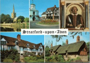 postcard UK England  Stratford-upon-Avon    multiview