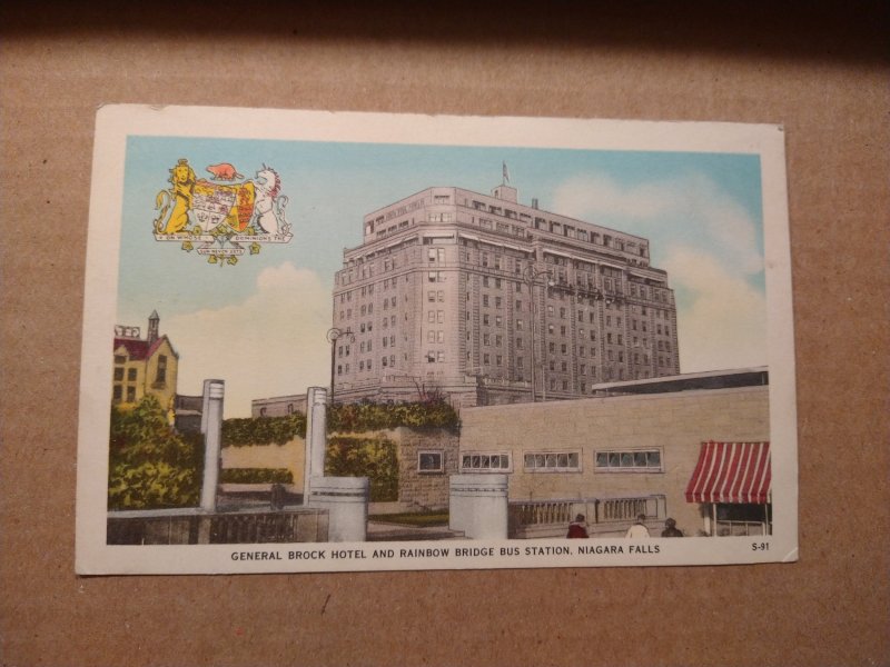 1920's/30's General Brock Hotel, Niagara Falls, Canada White Boarde...