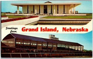 Stuhr Museum, Fonner Park Race Track Grand Island NE Vintage Postcard P34