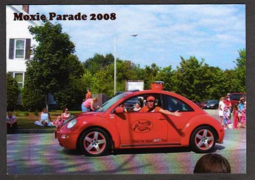 ME Volkswagen Bug VW Moxie Festival Parade Soda LISBON FALLS MAINE Postcard