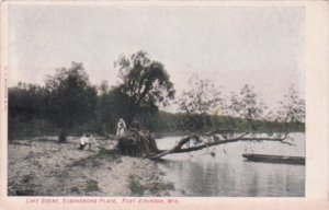 Wisconsin Fort Atkinson Lake Scene Koshkonong Place 1909