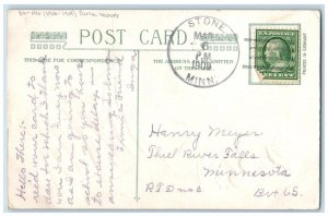 DPO (1900-1909) Postal History Stone MN Postcard Washington Berries Patriotic