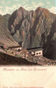 Vintage Postcard Knorrhutte Am Platt Mit Kochwanner Garmisch-Partenkirchen
