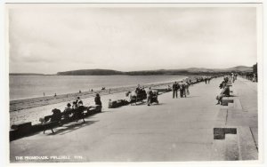 Caernarvonshire; The Promenade, Pwllheli 9598 RP PPC By Salmon, Unused, c 1930's