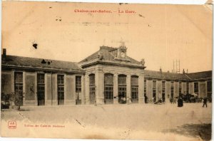 CPA CHALON-sur-SAONE - La Gare (386829) 