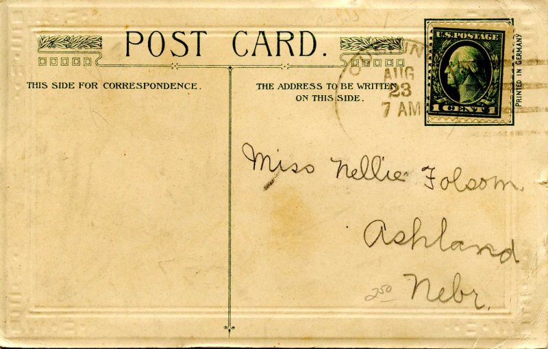 Greeting - Birthday     (Winsch) Fold-Out Card