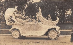 J62/ McPherson Kansas RPPC Postcard c1910 Automobile Parade Float  37