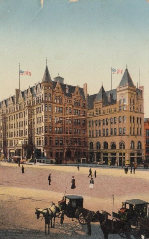 YORK , Pennsylvania , PU-1910 ; Colonial Hotel