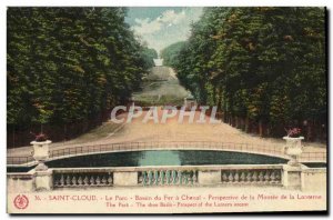 Postcard Old Saint Cloud Le Fer a Cheval Basin Park's Perspective buildup of ...