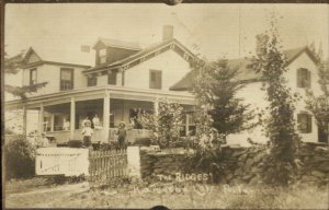 Kiamesha Lake NY The Ridges c1910 Real Photo Postcard