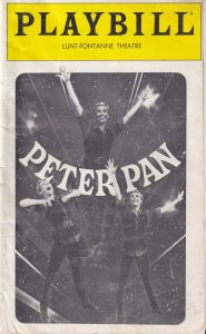 Peter Pan Playbill 1980 Lunt Fontaine Theatre Sandy Duncan Christopher Hewitt...