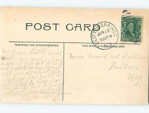 Divided Back HOSPITAL SCENE Clifton Springs New York NY hs0644