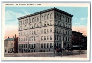 c1910 Berkshire Life Building Exterior Pittsfield Massachusetts Vintage Postcard