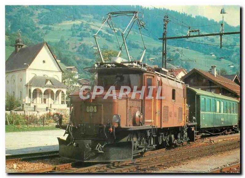 Old Postcard Tram Ge 6 6 1 404 Trun