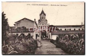 Ile St Honorat - Lerins Abbey - L & # 39Entree - Old Postcard