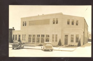 RPPC NEOSHO MISSOURI MO. COUNTY COURT HASE OLD CARS VINTAGE REAL PHOTO POSTCARD