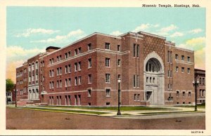 Nebraska Hastings Masonic Temple Curteich