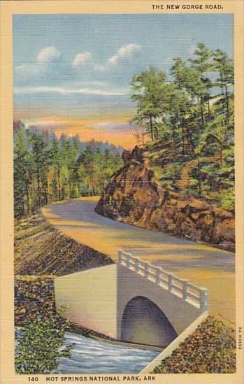 The New Gorge Road Hot Springs National Park Arkansas 1949