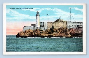 Morro Castle Havana Cuba UNP Unused WB Postcard L14