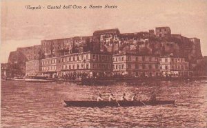 Italy Napoli Naples Castel dell' Ovo e Santa Lucia