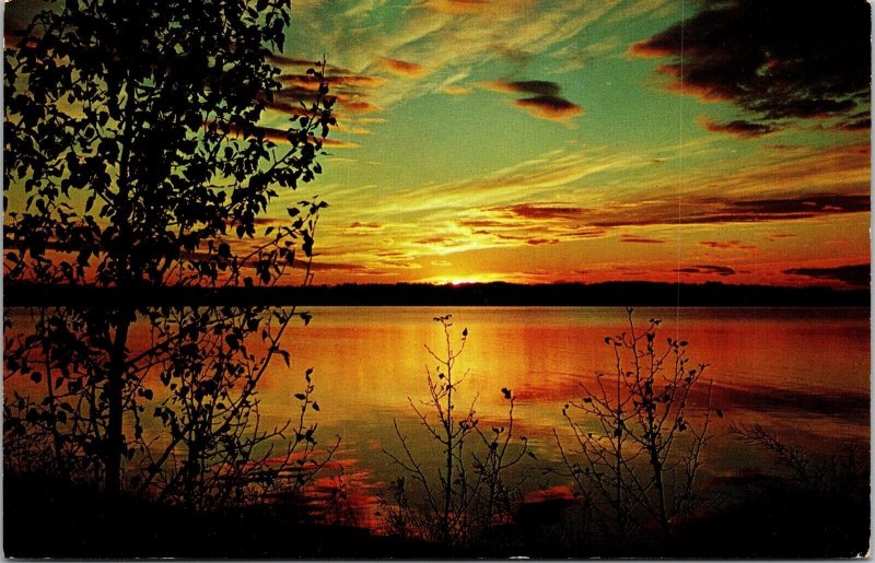 Riviere De Loup Quebec Canada Scenic River Landscape Chrome WOB Postcard 