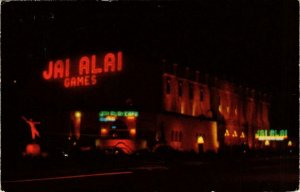 CPM AK Tijuana Night view of the Magnificent Fronton Palace MEXICO (599612)