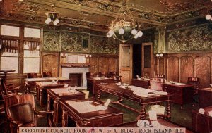 Rock Island, Illinois - Executive Council Room - M.W. of A. Bldg - in 1909