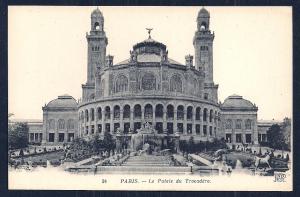 Trocadero Palace Paris France unused c1920's