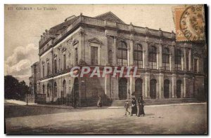 Old Postcard The Theater Colmar