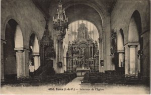 CPA Redon Interieur de l'Eglise (1236707)