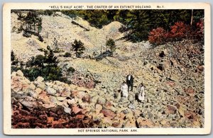 Vtg Arkansas AR Hell's Half Acre Hot Springs National Park 1920s View Postcard