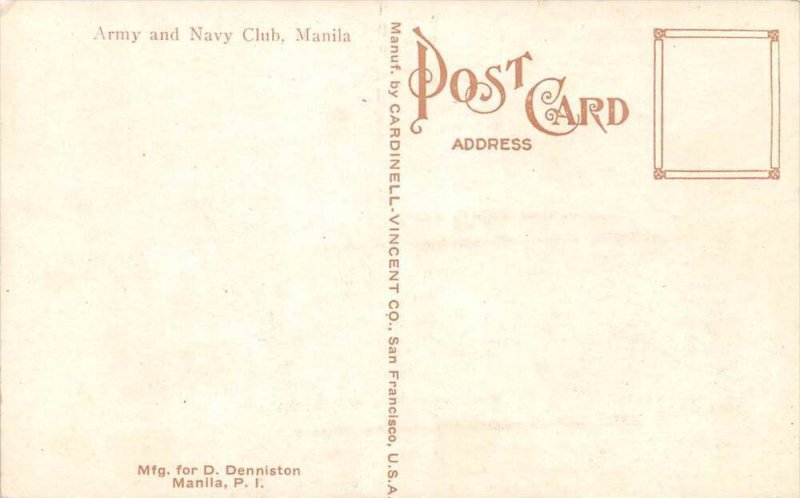 Philippines  Manila   Army and Navy Club