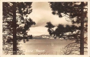 RPPC LAKE TAHOE MEEKS BAY CALIFORNIA DPO REAL PHOTO POSTCARD 1941