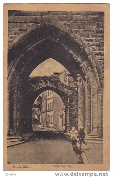 Coblenzer Tor, Andernach (Rhineland-Palatinate), Germany, PU-1919