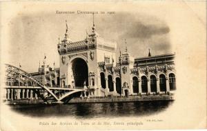 CPA PARIS EXPO 1900 Palais des Armess de Terre et de Mer (709902)