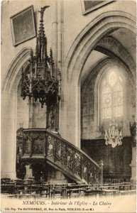 CPA Nemours Interieur de l'Eglise FRANCE (1301243)