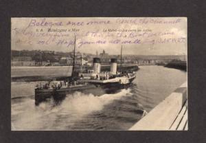 Le Mabel Grace Bateau Ship Boat BOULOGNE FRANCE 1905